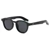 Gafas de Sol Redondas Tachonadas Estilo Europeo y Americano Leiren, Unisex, Gafas de Sol Retro de Alta Gama para Fotografía Callejera y Protección Solar