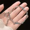 Pulsera Océano Azul para Parejas Femeninas, Estilo Dulce y Cool, Diseño de Nicho, Ola Asimétrica, Lujo Accesible, Exquisita y Versátil
