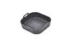 Bandeja de Assar para Air Fryer Quadrada Tapete de Silicone Resistente a Altas Temperaturas Produto de Silicone de Grau Alimentício Ferramenta Plástica Doméstica Cesta Antiaderente