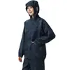 Ropa de Trabajo Antidust Antiestática con Capucha Conjunto de Dos Piezas Parte Superior Pintura en Spray Protección Laboral Blanco y Azul Taller Capucha de Dientes Grandes Hombre