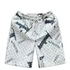 Nuevos Shorts de Verano para Hombre, de Seda Helada de Secado Rápido, Marca de Tendencia Estampados, Shorts Casuales Holgados para Playa, Shorts de Longitud Media para Usar al Aire Libre