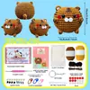 Pacote Duplo de Bonecos de Tigre Fofos e Cheinhos, Kits de Artesanato DIY, Compra Direta Transfronteiriça da Amazon, Mais Vendido