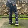 Jeans Versátiles de Moda Transfronterizos para Jóvenes Pantalones Largos Pantalones Casuales de Camuflaje Estilo Perezoso de Hombre Nueva Tendencia de Moda