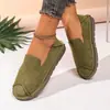 2026 Nuevos Mocasines Perezosos de Suela Plana de Dos Usos Transfronterizos para Mujer Otoño Comercio Exterior Talla Grande Mocasines Casuales Retro En Stock
