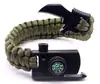 Suministros de Camping de Montaña al Aire Libre Pulsera de Paracord de Emergencia Cuchillo Cuerda de Mano Multifuncional Ajustable al Aire Libre Brújula Decoración