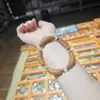 Pulseira de madeira de jujuba com acessório de raposa de nove caudas, pulseira cultural e colecionável, atacado direto da fábrica, grande estoque disponível