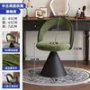 Taburete de Maquillaje de Lujo Ligero Estilo Italiano para Habitación de Niñas, Taburete para Tocador, Silla para Tocador, Silla de Manicura con Respaldo, Silla de Maquillaje Giratoria