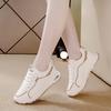 Sapatos Femininos Populares Sapatos Pai de Solado Grosso Aumento de Altura Feminino 2025 Novo Verão Versátil Casual Emagrecedor Sapatos Esportivos com Solado Macio