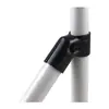 Fornecedor da Fabricação Conectores para Tubos Lean de 28mm Conector de Haste de 45 Graus Hj-15P Acessórios Pretos para Tubos Lean