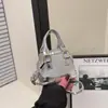 Bolso Mini de Concha de Moda Versátil con Colores Contrastantes para Niños, Monedero Cruzado, Bolso de Hombro para Auriculares
