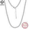Collar Huasheng Jewelry de Plata S925 Cadena de Tenis de 3 mm Incrustada con Circonita Montura de Piedra Venta Directa del Fabricante Al por Mayor