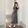 Vestido Perezoso Lusi con Pedrería, Vestido Plisado Ceñido a la Cintura para Mujer, Tallas Grandes, Diseño Elegante con Falda Evasé con Abertura 62920