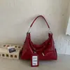 Bolso Bandolera de Moda para Mujer 2025 Estilo Caliente Moda Nicho Cuero Suave Bolso de Hombro para el Trabajo Retro Versátil Bolso de Axila Transfronterizo