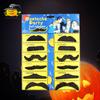 Halloween 12PCs barba simulação barba preta de pelúcia curta com adesivo COSPLAY personagem fantasia vestido decoração de festa
