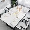 Mantel Impermeable y a Prueba de Aceite Sin Lavado Anti-Escaldaduras Mantel de Mesa de PVC Escandinavo Cristal Suave Rectangular Mantel de Mesa de Comedor Mesa de Centro Zhao Zhuoyou