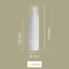Frasco Borrifador Mousse Espumante Transfronteiriço 100ml Frasco de Plástico PET Branco 30 Dentes Portátil Frasco Mousse de Espuma de Limpeza