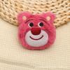 Broche de oso de fresa, muñeco de peluche, accesorios de fresa, accesorios para el cabello para niños, calcetines, sombreros, bolsos, accesorios de dibujos animados