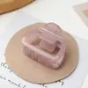 Estilo Ins Alto Pinza Pequeña para Agarrar Clip para Cola de Caballo de Mujer Clip para Parte Trasera de la Cabeza Translúcido Mate Tamaño Pequeño Pinza de Tiburón Pasador Pasador Pasador
