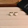 Pendientes Colgantes de Esmalte en Forma de Corazón Dulces y Elegantes Estilo Coreano para Mujer, Pendientes Metálicos Versátiles Simples y de Moda, Accesorios para Orejas Retro