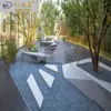 Cerca de Árvore Pré-fabricada de Concreto para Exterior Cerca de Flores Assento Personalizado GRC Moinho de Água Borda Geométrica Criativa Piscina de Árvores Banco