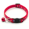 Colar de Sino para Gato Coleira de Cachorro Coleira para Animal de Estimação Colar Decorativo Fivela Oval Colar de Gato Acessórios de Tração