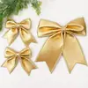 Nuevo Adorno para Árbol de Navidad de Lazo de Tela Satinada Decoraciones Navideñas DIY Accesorios para Escenas
