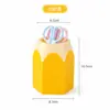 Porta-Lápis Criativo e Fofo com Cores Contrastantes, Papelaria para Escritório e Estudo, Balde de Armazenamento para Mesa, Porta-Canetas de Plástico de Grande Capacidade