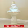 Fuente de Agua Corriente Estilo Europeo Piscina de Aspersión de Agua para Bodas Adorno de Decoración de Paisajismo Jardín Patio Exterior Elemento de Agua Flores Frescas Piscina de los Deseos