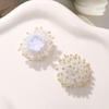 Ins Coreano simple estrella cristal flor diy tejido a mano con cuentas clip para el cabello accesorios para el cabello material para aretes al por mayor