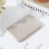 Espejo de Maquillaje Simple Portátil Estilo Ins con Incrustaciones de Diamantes Creativo, Espejo de Tocador de Escritorio para Dormitorio, Espejo Portátil, Espejo para Retoques, Multifuncional