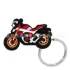 Pingente de chaveiro de motocicleta transfronteiriça cartoon PVC borracha macia fivela de chaveiro chave de carro pingente de mochila escolar