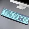 Para teclado de laptop Logitech MK235, K375, K375S, cubierta de silicona antipolvo, película protectora