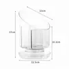 Soporte para palillos de cocina para el hogar, escurridor transparente, estante de almacenamiento de escritorio de gran capacidad para cuchillos y cucharas, estante para palillos