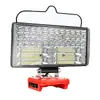 Adequado para Luz de Trabalho LED a Bateria de Lítio Milwaukee 18V com USB Tipo-C de Quatro Polegadas com 16 LEDs