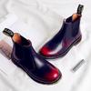 Botas Martin de cuero para pareja, novedad de verano 2022, transpirables, informales, de una sola capa, de caña alta, de algodón, de talla grande, a la moda