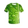 Camiseta Amazon comercio exterior nueva creativa naturaleza verde estampada manga corta camiseta moda callejera cuello redondo para hombre