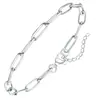 Joyería de moda europea y americana ins nicho clip pulsera de hueso de serpiente cadena cubana de acero inoxidable cadena Figaro venta al por mayor
