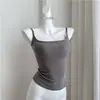 Camisola de Doble Capa Cepillada Almacenadora de Calor para Otoño e Invierno con Almohadillas en el Pecho para Mujer, Engrosada para Otoño, Cubre los Laterales del Pecho, Ropa Interior, Espalda Bonita, Top Cálido