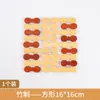 Esterillas de Bambú Aislantes del Calor para Uso Doméstico, Anti-quemaduras y Resistentes al Calor, Adecuadas para Cazuelas, Mesas de Comedor, Tazones, Tazas de Té, Platos y Manteles Individuales