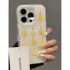 Funda de Teléfono Móvil de una Sola Capa Amarilla de Pera de Nieve Adecuada para iPhone 16 Pro Max Apple 15 Pro Nuevo 13 Pro Apple 16