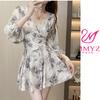 [Serie Dream] Traje de Baño para Mujer Verano Estilo Hada Conservador Delgado Cubre Vientre Baño Termal Una Pieza Talla Grande