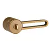 Juego de cerradura de puerta ecológico minimalista italiano para el hogar, manija de puerta universal de línea recta de lujo ligero para dormitorio, baño, cocina