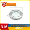 Visor de Vidro para Flange de Aço Inoxidável Material 304/316L, Visor de Vidro para Visor Hexagonal, Flange de Visor de Vidro de Aço Carbono