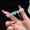 Super Fada Azul Borboleta Doce Alto Padrão Fita Peça Única Temperamento Pulseira Fada Borboleta Transparente