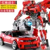 Coche de Juguete Modelo Transformable, Robot King Kong Grande, Dinosaurio Avispa, Figura de Acción Grimlock, Aleación Genuina para Niños y Niños