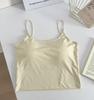 Camisola Ice Silk 702 #, fresca, sin costuras, con espalda hermosa, almohadillas para el pecho incorporadas, apariencia estilizada y cómoda de usar por dentro y por fuera, sujetador tipo tubo.