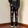 Jeans Transfronterizos Estilo Japonés Modernos Holgados de Pierna Recta Moda Juvenil para Hombre Harajuku Otoño Nuevos Jeans de Pierna Recta para Hombre