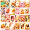 Tarjetas de Pared de Acción de Gracias de Venta Caliente (50), Cosecha de Otoño, Pavo, Calabaza, Tarjetas de Decoración para Fiesta Festiva, Tarjetas de Felicitación para Regalo