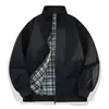 Chaqueta Nueva con Cuello Alto para Hombre Primavera y Otoño 2026, Chaqueta Casual de Negocios para Caballero, Abrigo Estilo Old Money para Hombre
