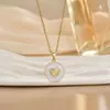 [Aço Titânio] Luxo Leve Totalmente Cravejado em Ouro Real Exquisito Micro-Cravejado Colar para Mulheres, Corrente de Clavícula da Moda Tendência Fabricante Cobre